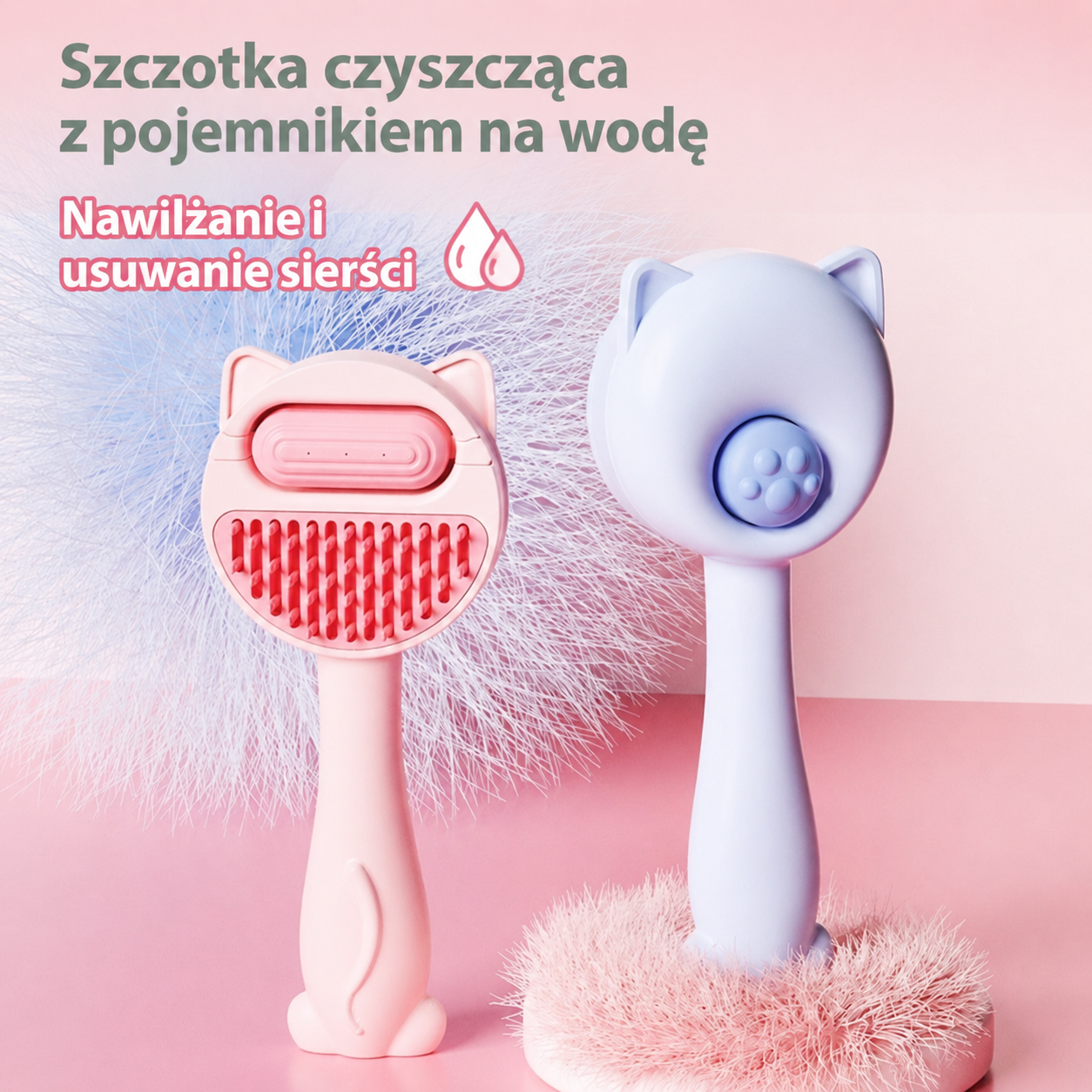 Szczotka do wyczesywania i masażu dla zwierząt